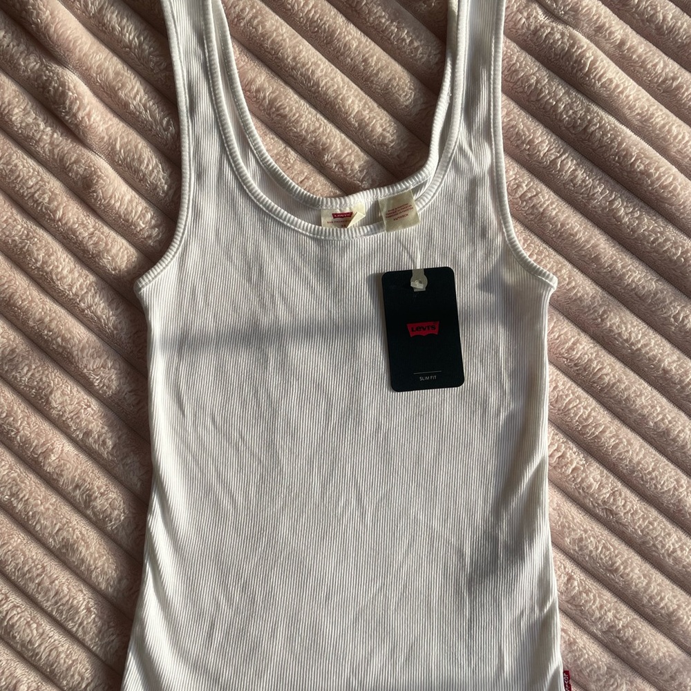 Levi's Women's White Tank Top